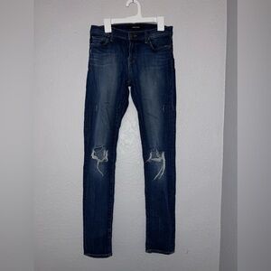 J Brand Women Skinny Leg Jeans Distressed